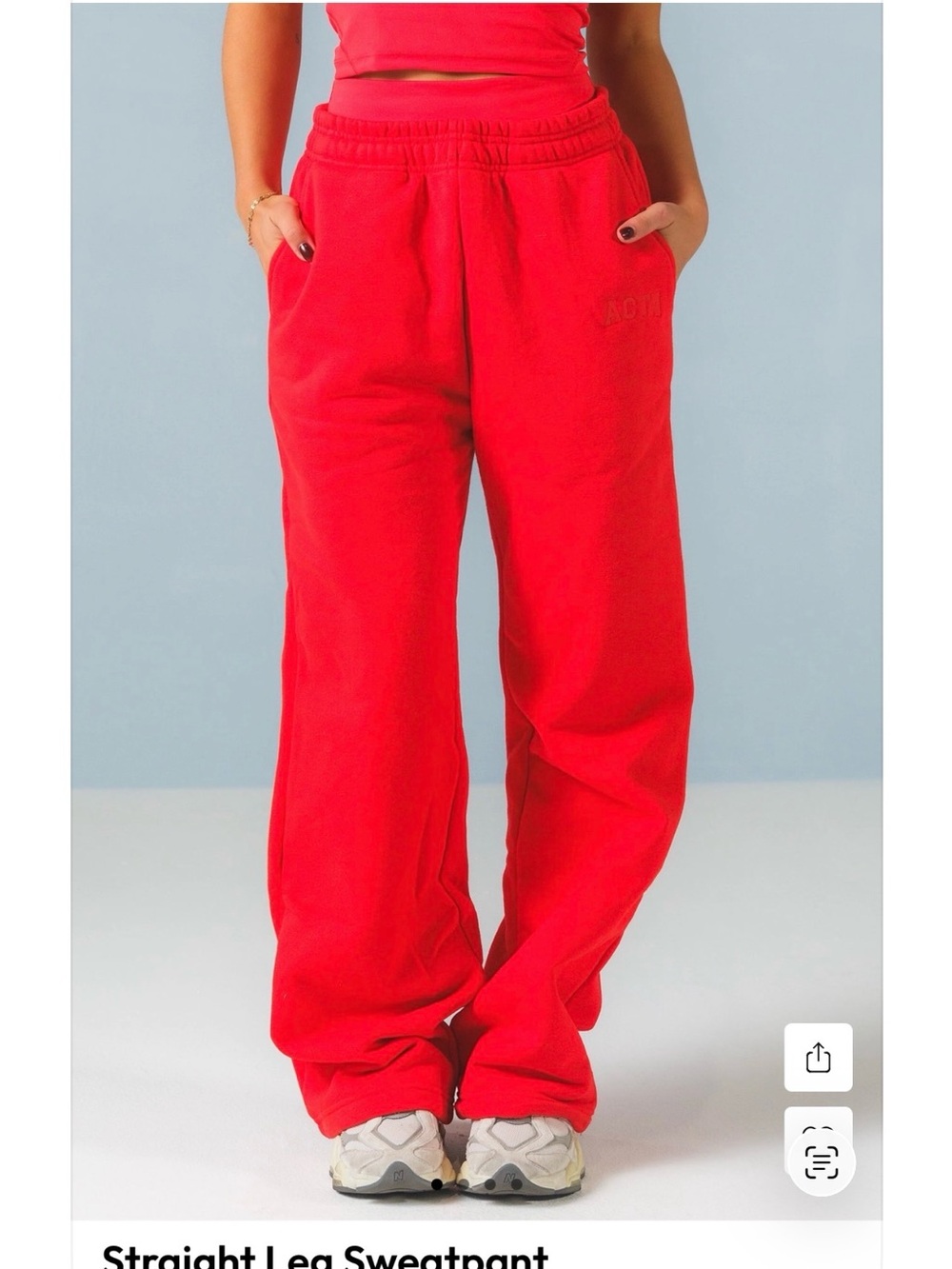 ACTA straight leg sweatpant